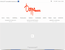 Tablet Screenshot of donnaestetica.net